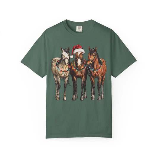 Christmas Horse T-Shirt Printify