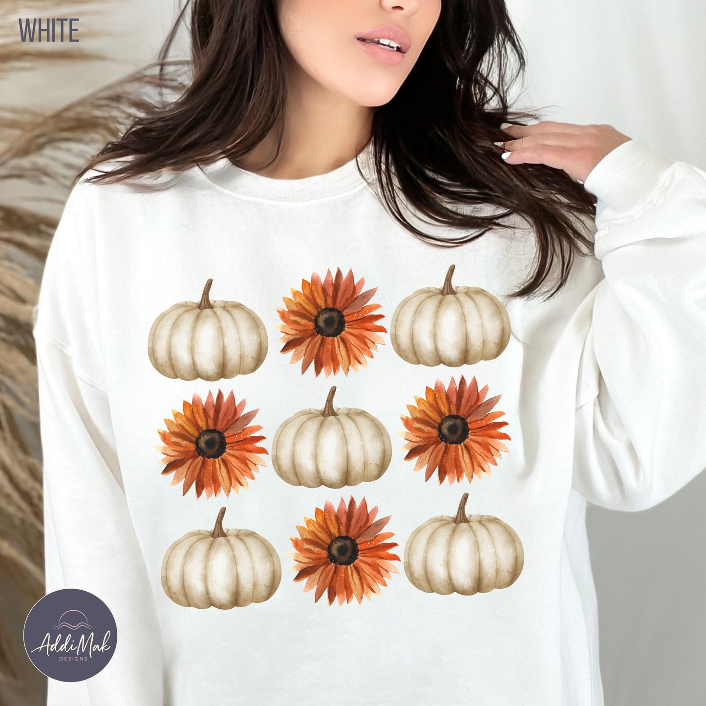 Pumpkins and Sunflowers Sweatshirt