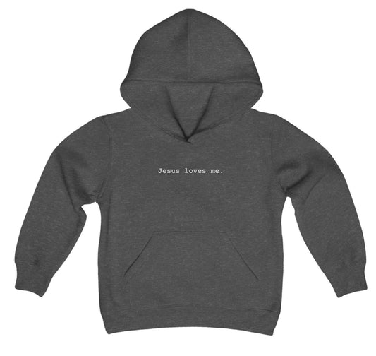 Jesus Loves Me Youth Hoodie