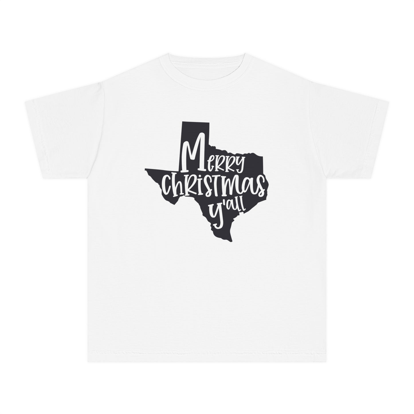 Youth Texas Merry Christmas Y'all T-Shirt