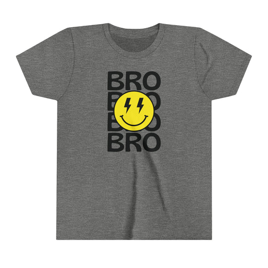 BRO Retro Graphic Smiley Face T-Shirt