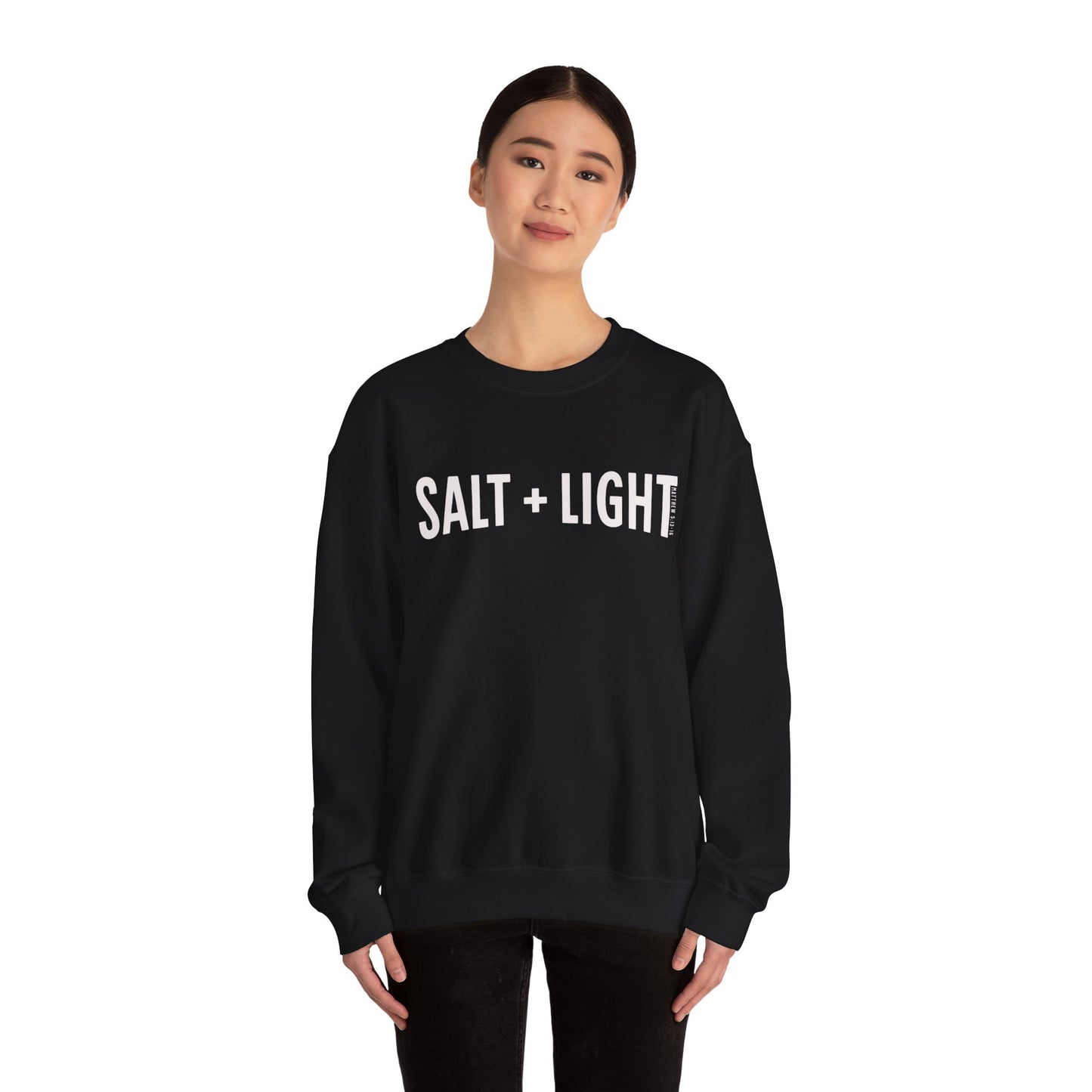 SALT and LIGHT Matthew 5:13-16 Crewneck Sweatshirt