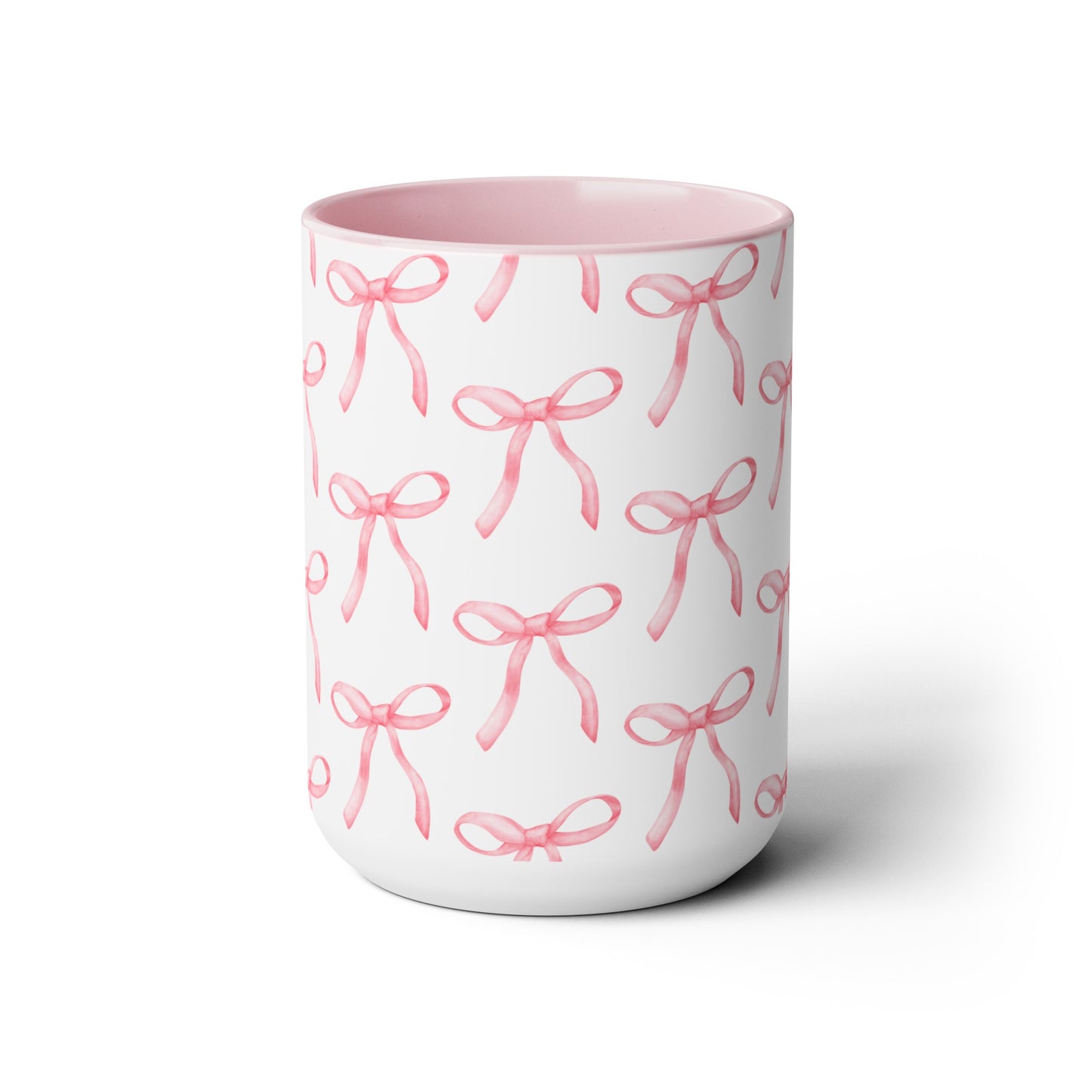 Coquette Girly Pink Bows Coffee Mug