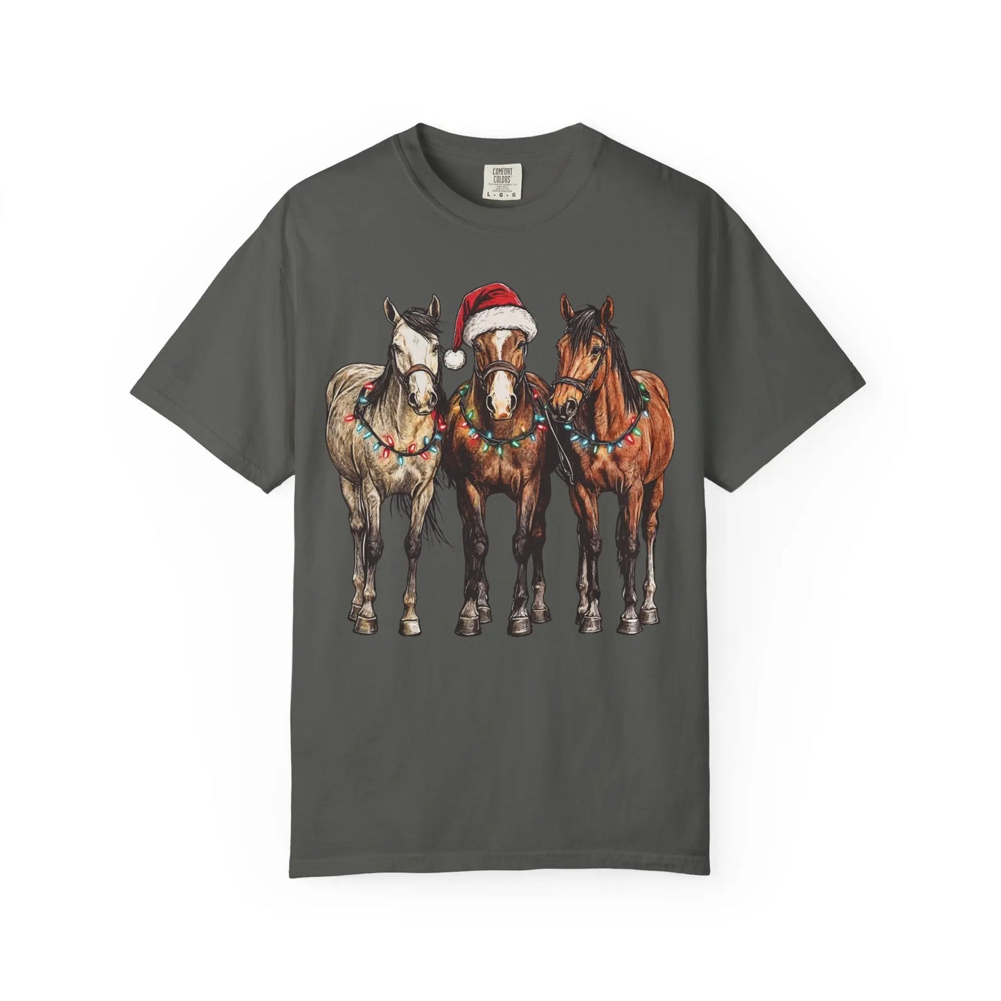 Christmas Horse T-Shirt Printify