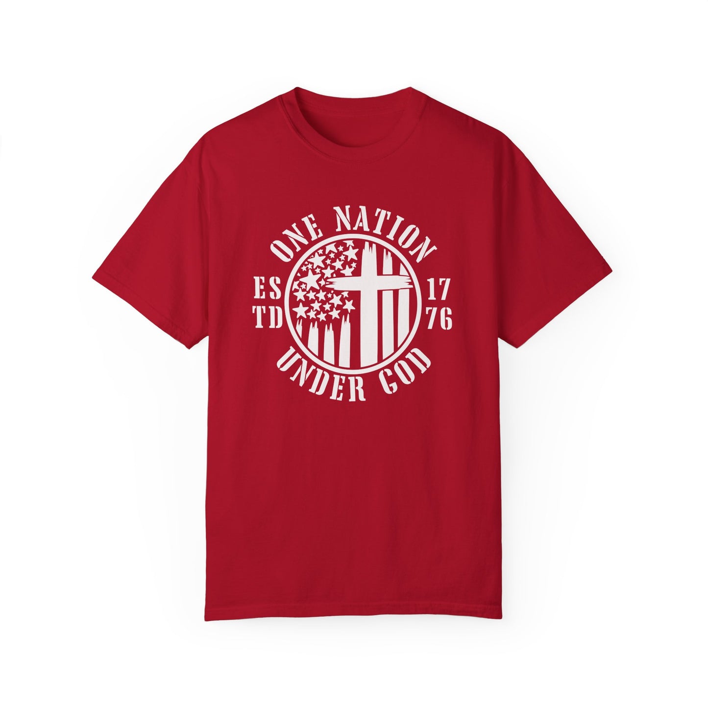 One Nation Under God ESTD 1776 T-shirt