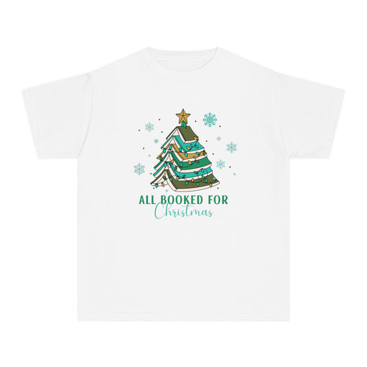 Youth Christmas Reading Vibes T-Shirt