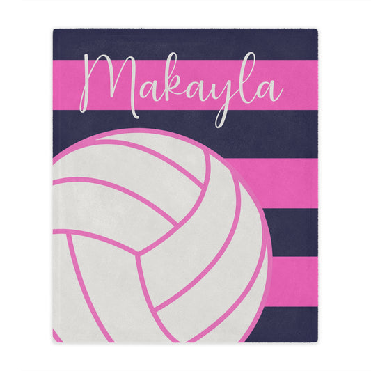 Custom Volleyball Blanket