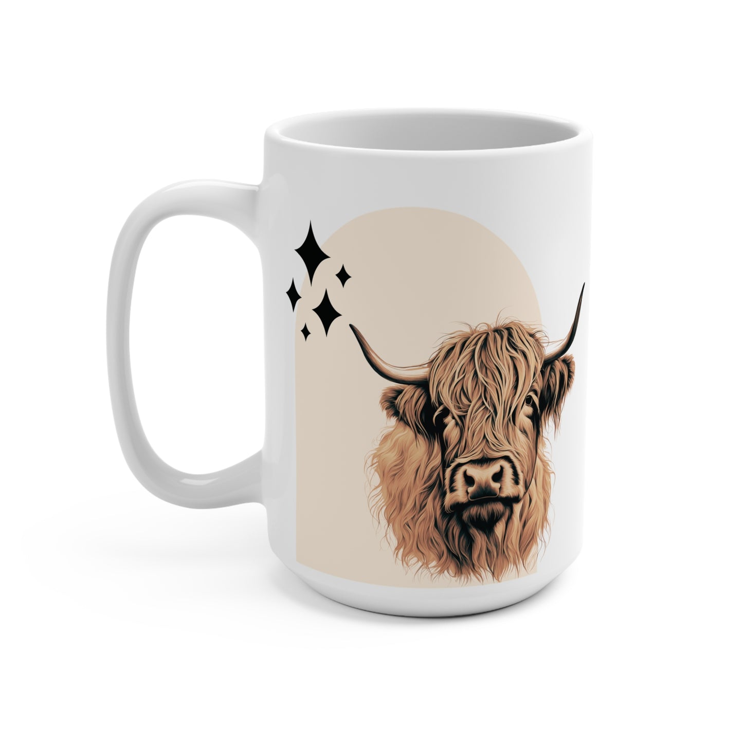 Boho Highland Cow Mug