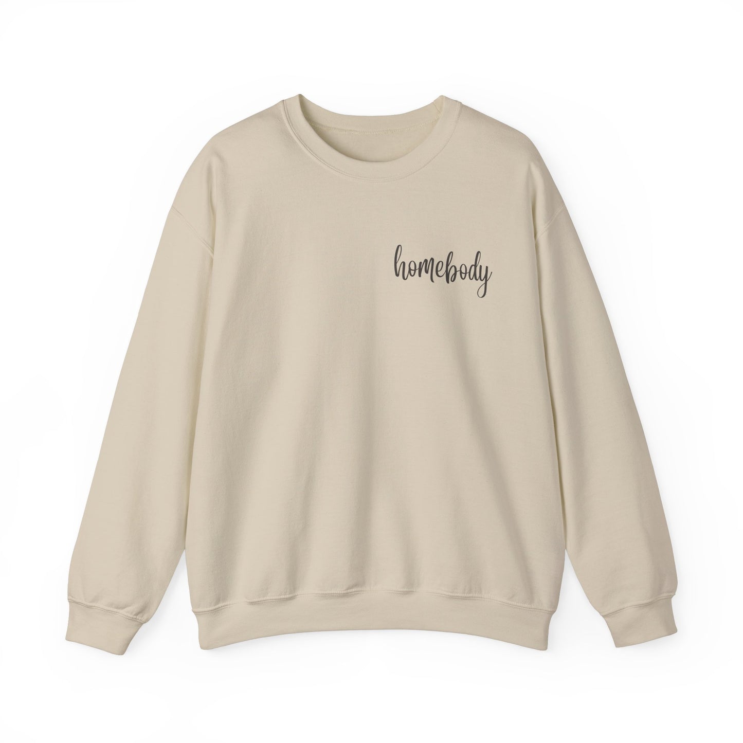 Homebody Script - Small Left Chest - Crewneck Sweatshirt