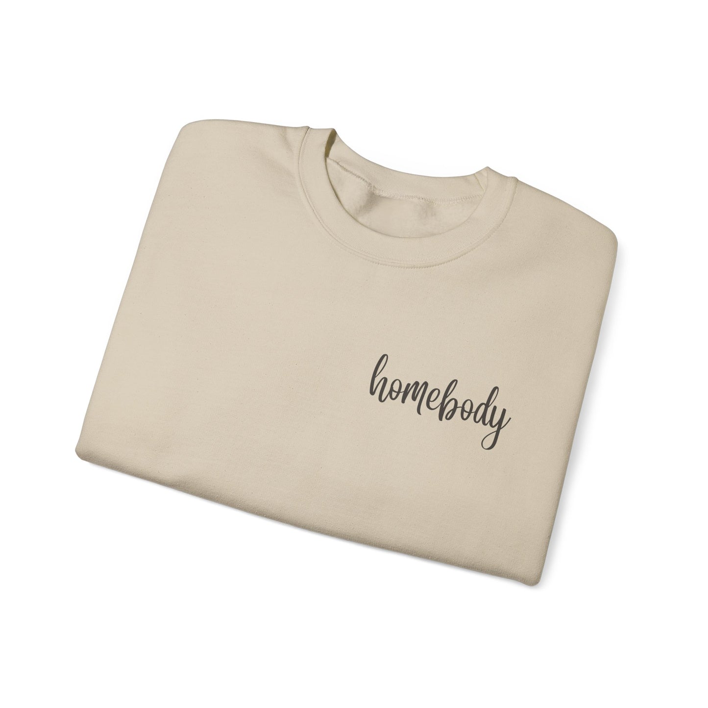 Homebody Script - Small Left Chest - Crewneck Sweatshirt