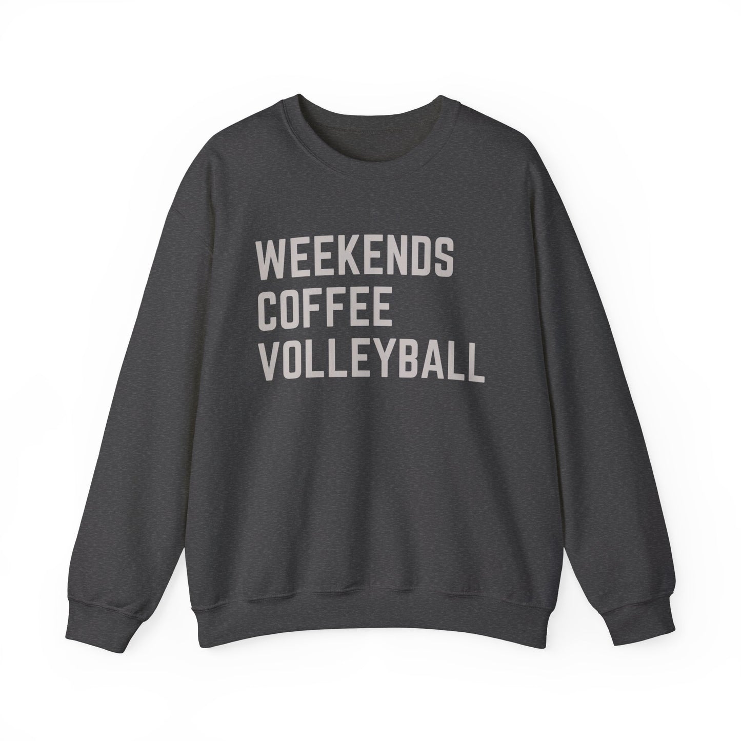 Weekends Coffee Volleyball Sweatshirt