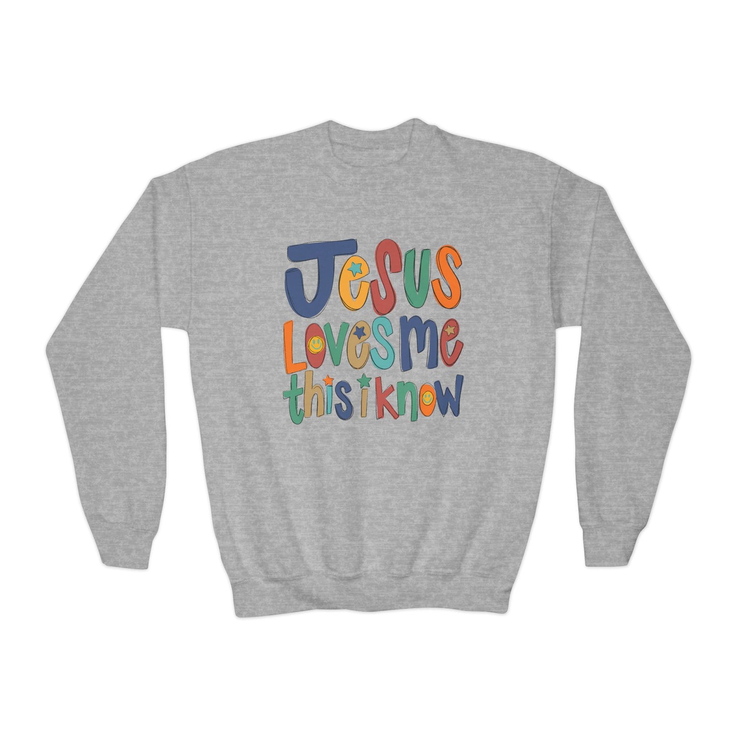 Kids Jesus Loves Me This I Know Sweatshirt