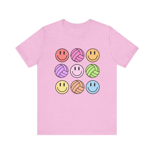 Retro Volleyball Smiley Shirt