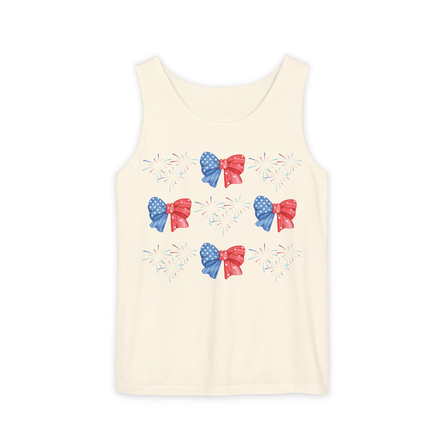 Fireworks and Bows USA Coquette Tank Top