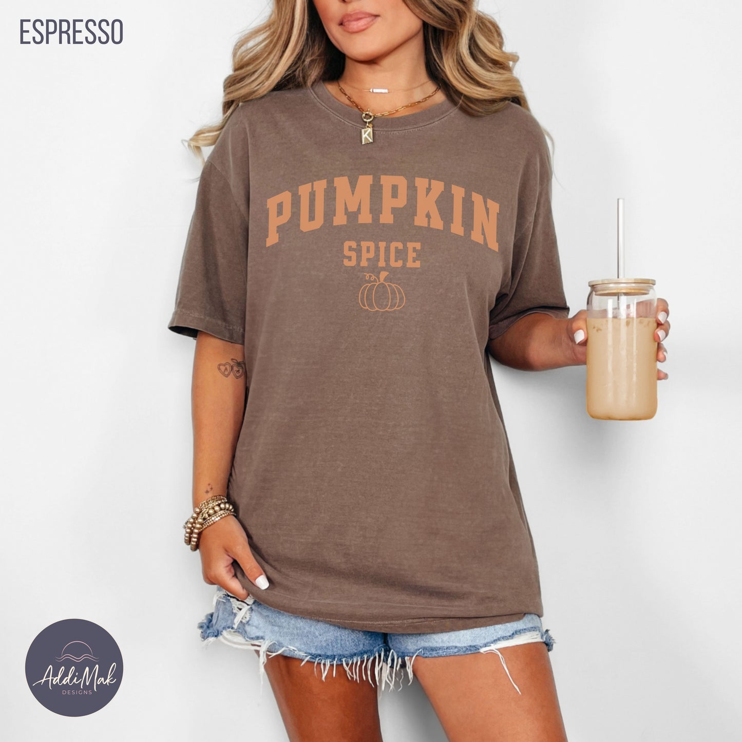 Pumpkin Spice Varsity T-Shirt