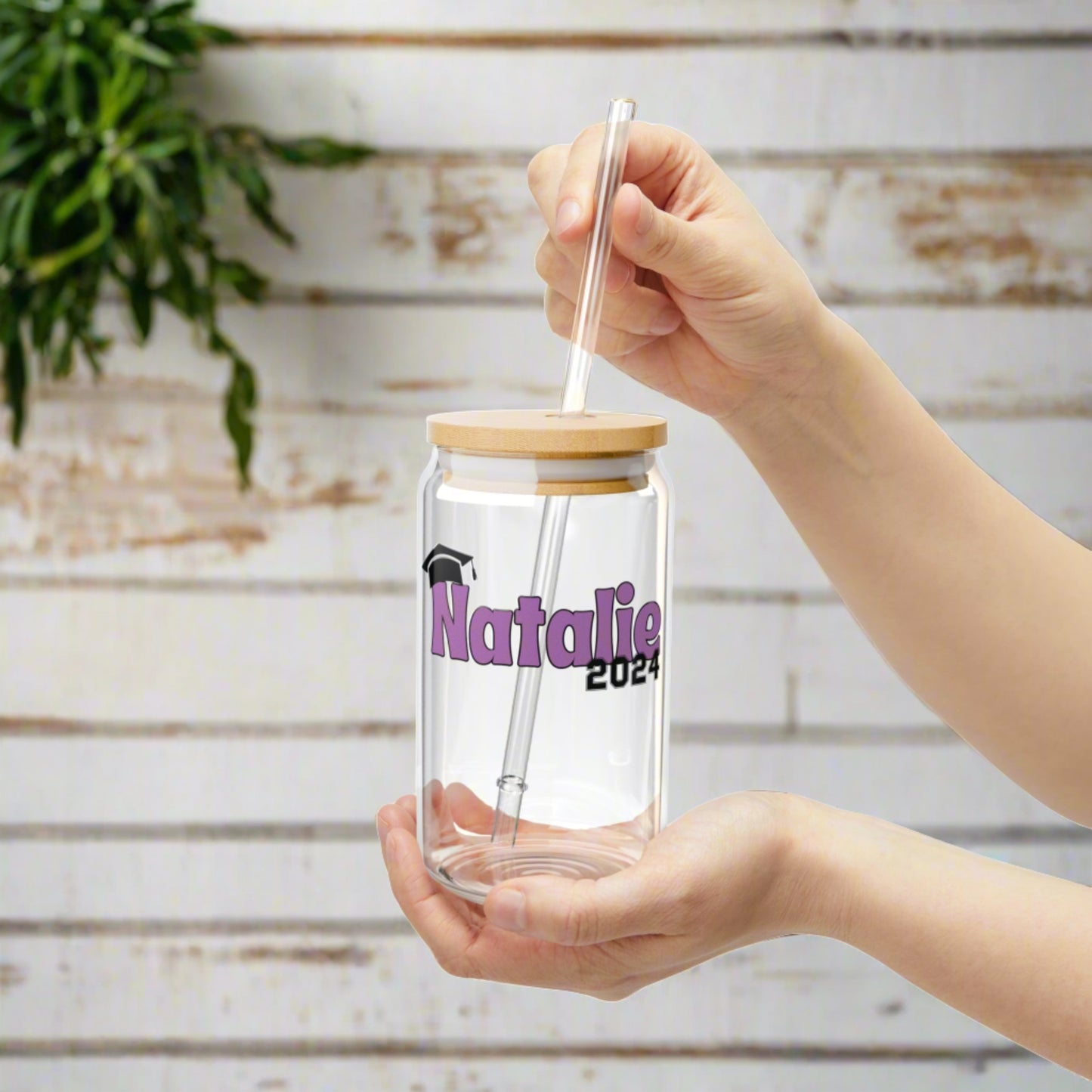 Graduation Class of 2024 Can Glass Iced Coffee Cup